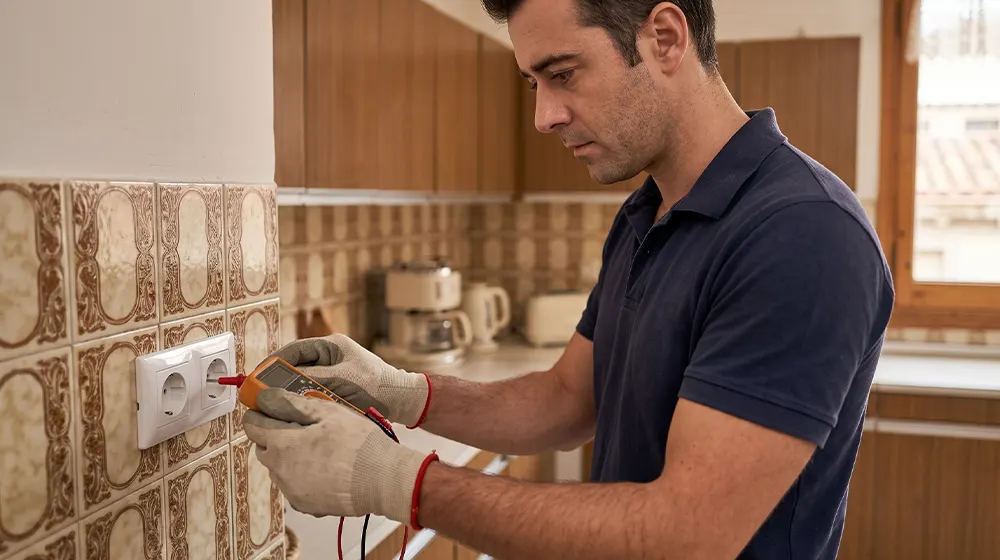 Reforma eléctrica parcial en cocina de una vivienda en Barcelona