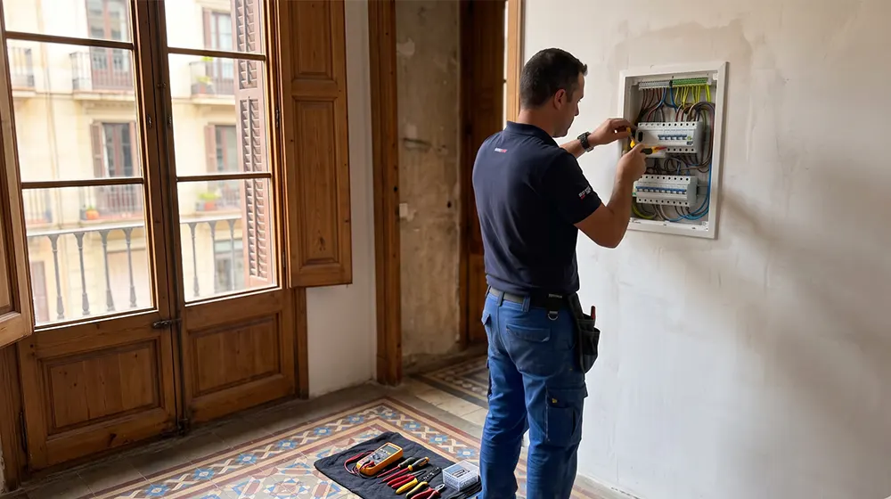 Cambiar instalación eléctrica en Barcelona - reforma integral