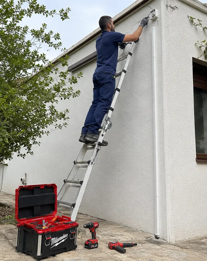 Instalación eléctrica para cámaras de seguridad en Barcelona